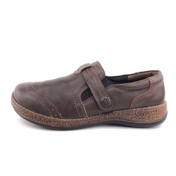 Spring Step Smolqua Brown Leather Casual Flat Shoes EUR 37 - Picture 1 of 13